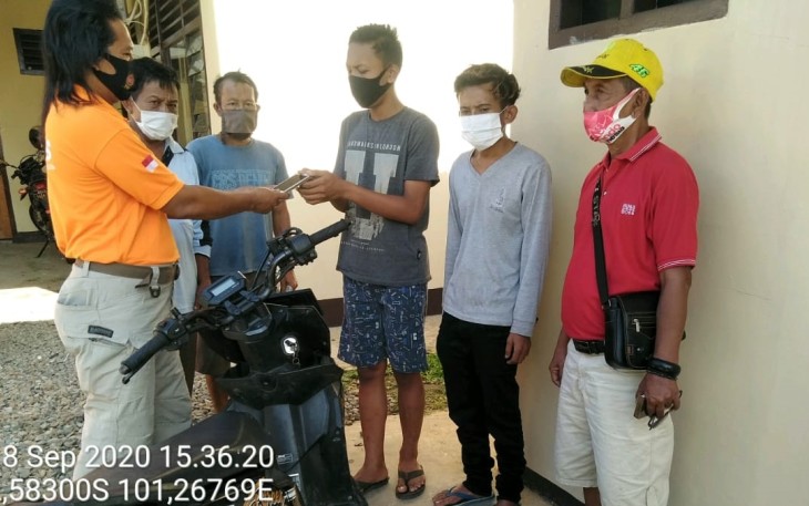 Polsek Teras Terunjam Lepas Terduga Pelaku Motor Bodong