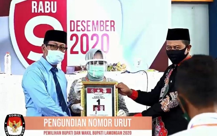 Pengundian Nomor Urut Pasangan Calon