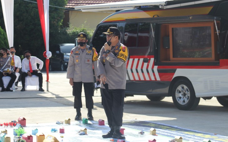 Kapolres Musirawas Jelaskan Simulasi Sispamkota
