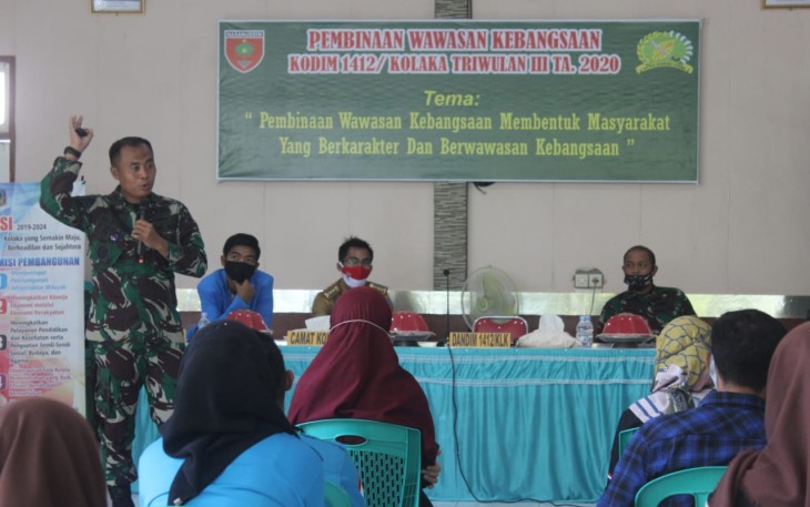 Kodim1412/Kolaka Melaksanakan Kegiatan Pembinaan Wawasan Kebangsaan