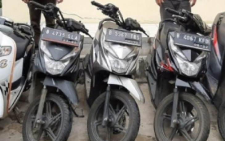 Motor Yang Diamankan Oleh Polres Oku Timur 