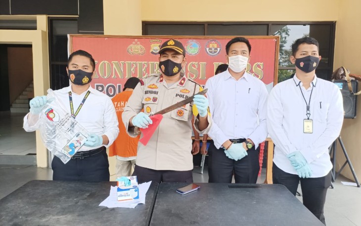 Polres Bengkulu Release Tiga Tersangka Dari Kejahatan Sajam Hingga ITE 