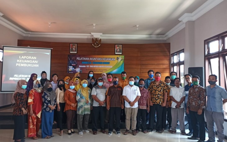 Dinas Koperasi UMKM Tulungagung Gelar Pelatihan Manajemen Keuangan BUMDesa se Kecamatan Ngunut