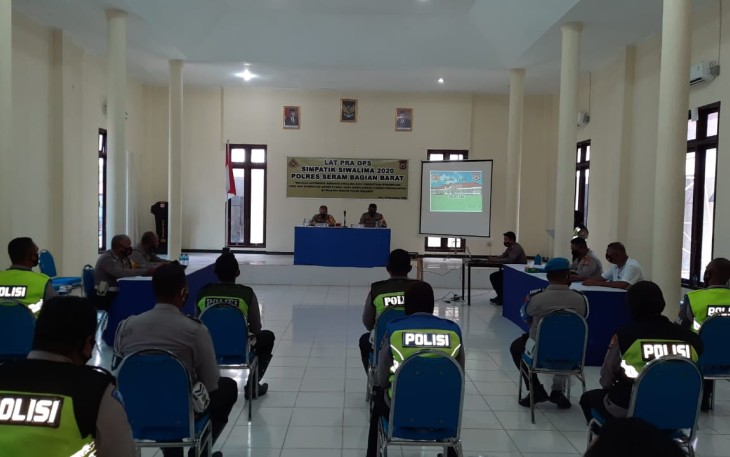 Lat Pra Ops Simpatik Siwalima Polres Seram Bagian Barat 