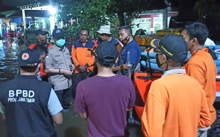 BPBD Jatim Kirim Perahu Karet ke Lokasi Banjir Pasuruan