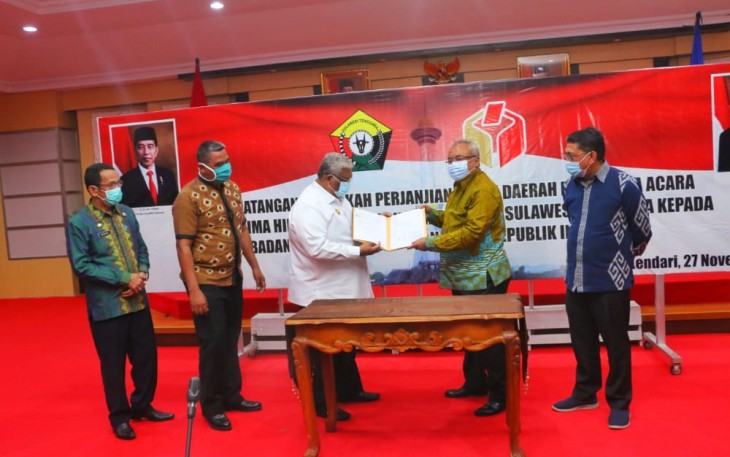 Pemprov Sultra Hibahkan Gedung Eks Inspektorat ke Bawaslu