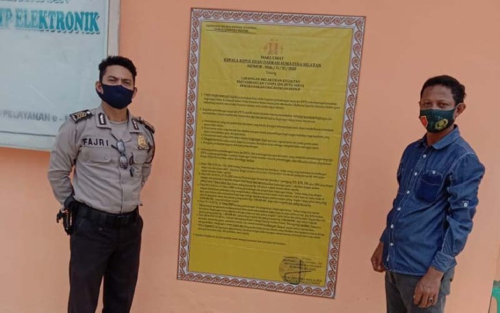 Maklumat Kapolda Sumsel yang Disosialisakan Kapolres Musirawas Terkait PETI