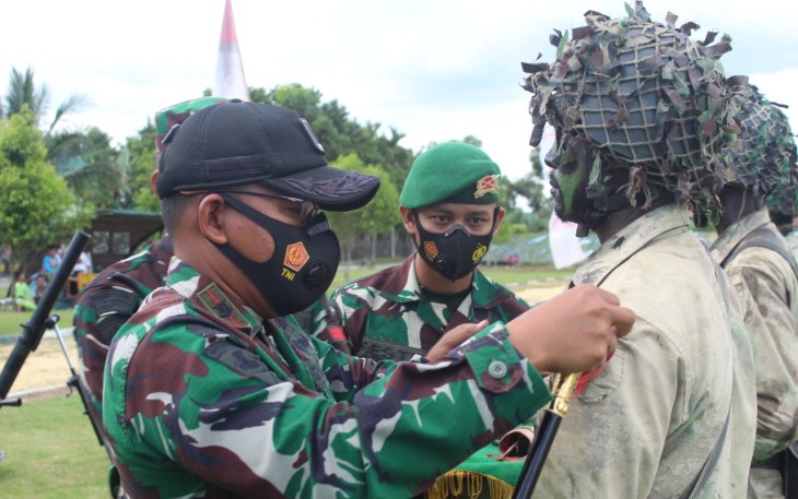 Komandan Batalyon Infanteri (Danyonif) 725/Wrg Mayor Inf Muhammad Amin SIP