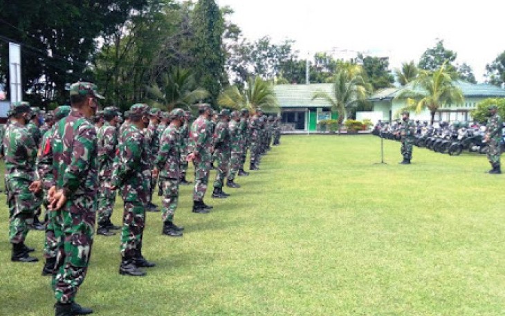 Kodim 1310/Bitung Siap Amankan Pilkada 2020 di Wilayah Kabupaten Minahasa Utara dan Kota Bitung