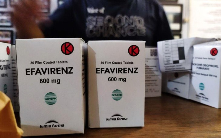 Salah Satu Jenis Obat ARV Untuk Menekan Perkembangan HIV Dalam Tubuh Seseorang (Kredit Foto : Gina/ Rumah Cemara)