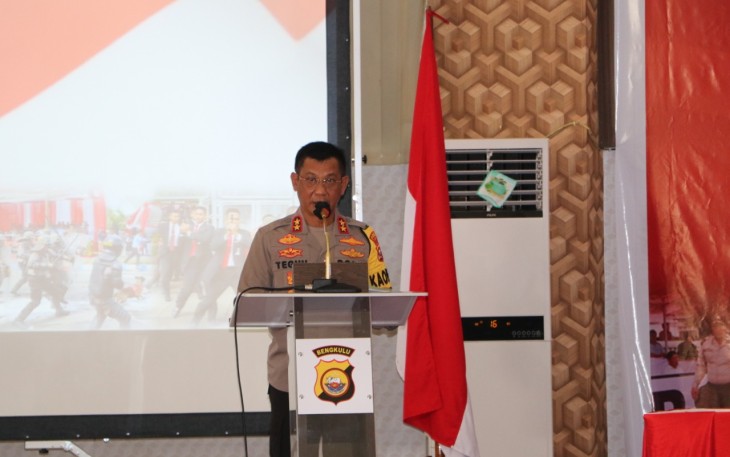 Kapolda Bengkulu Irjen Pol Drs Teguh Sarwono M.Si