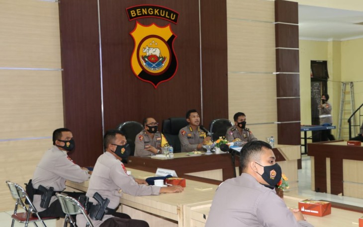 Polda Bengkulu Lakukan Lat Pra Operasi Lilin Nala 2020