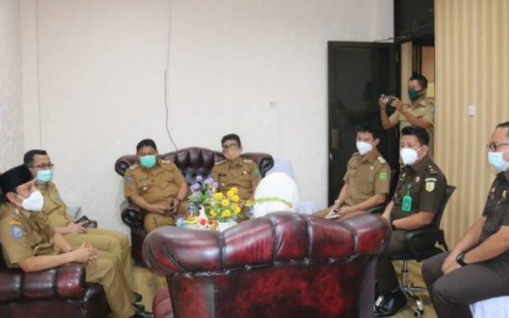 Wakil Walikota Bengkulu Dedy Wahyudi Kunjungi Kejari Bengkulu 