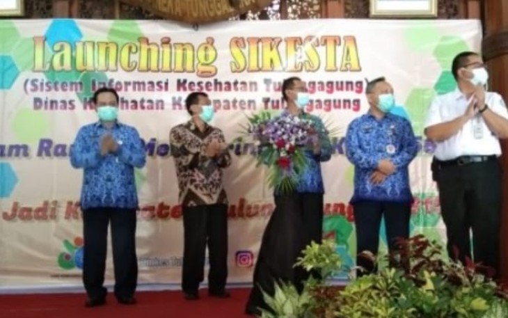 Pemkab Tulungagung Launching Inovasi Sikesta dan Layanan Kamar Operasi Covid-19 di RSUD dr Iskak