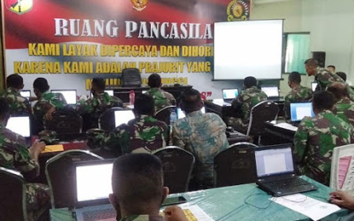 Kodim 1310/Bitung Gelar Pelatihan Pengetahuan Dasar Komputer