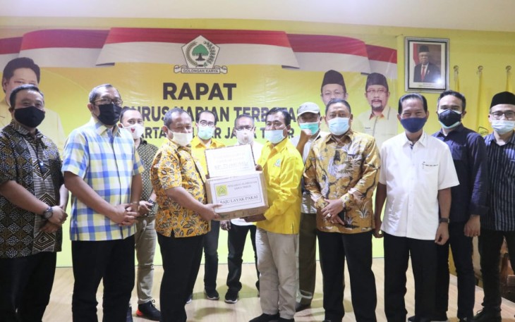 Fraksi Golkar DPRD Jatim Kirim Bantuan ke Korban Banjir Jember