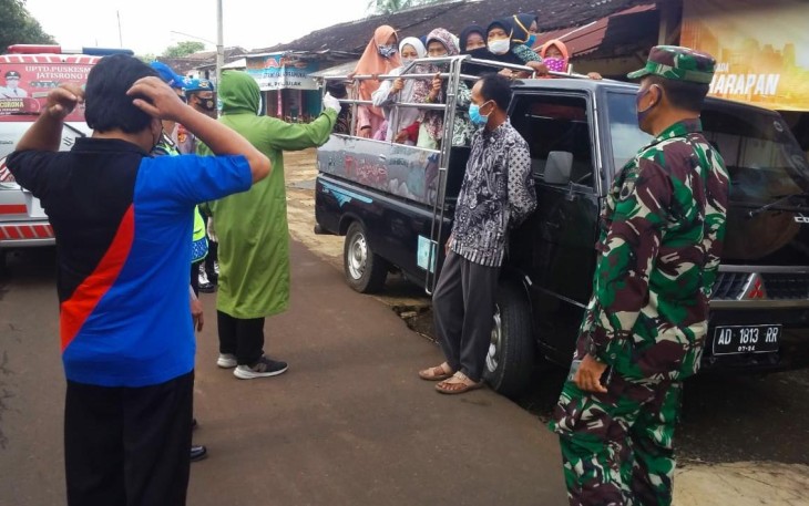 Gugus Tugas Percepatan Penanganan(GTPP) Kecamatan Jatisrono gelar Sosialisasi pengamanan penerapan disiplin dan penegakan Hukum protokol kesehatan antisipasi penyebaran covid- 19 secara masif, sampai ke tingkat desa dan kelurahan, Sabtu(23/1).