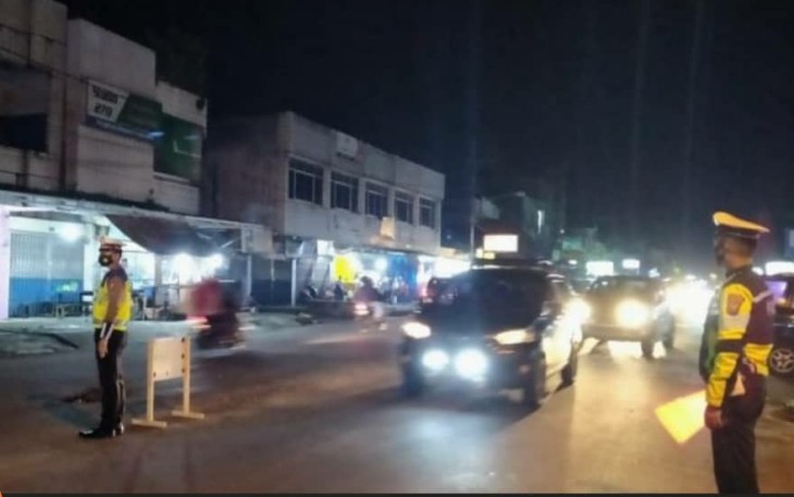 Rekayasa Lalu Lintas Polres Kepahiang Efektif Cegah Kemacetan dan Kerumunan Malam Tahun Baru