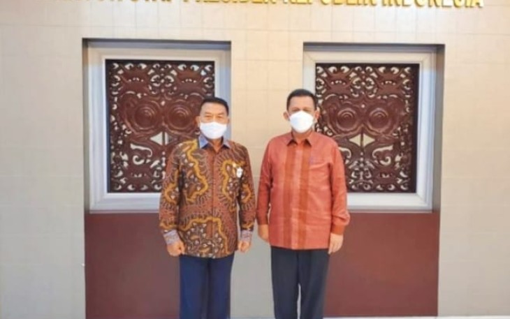 Gubernur Temui Staf Khusus Kepresidenan Atur Jadwal Pertemuan Dengan Presiden