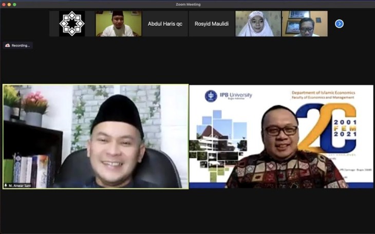  Ngopi Daqu dengan tajuk 'Ngobrol Perwakafan Indonesia' pada Selasa (2/2) 