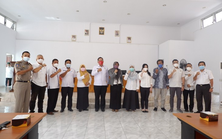 Plh Bupati Bengkulu Utara Dr Haryadi SPd MM MSi Saat Mengikuti Kegiatan Entry Meeting