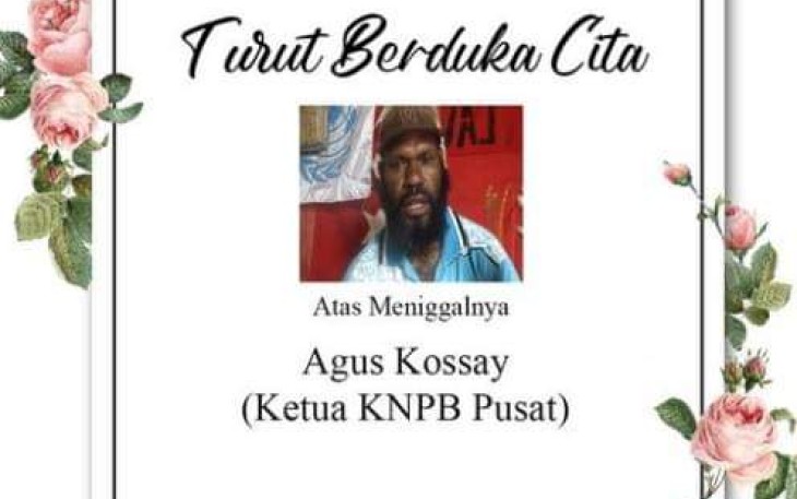 Foto ketua Pusat KNPB Agus Kossay