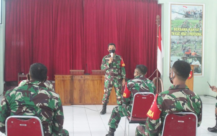 Penyampaian materi covid-19