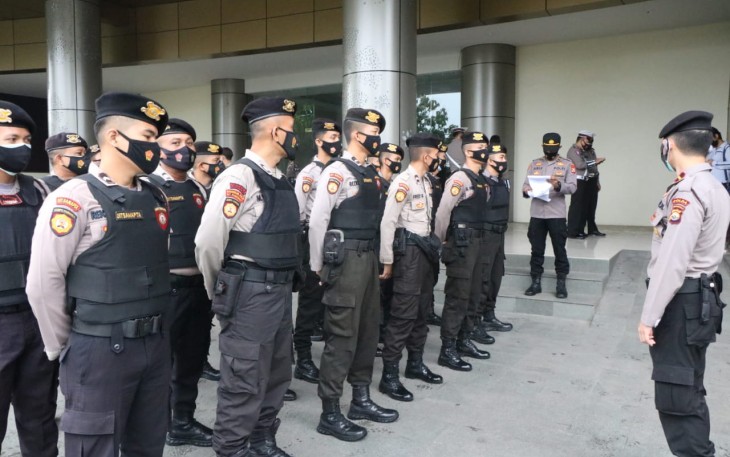 206 Personel Gabungan Amankan Rapat Pleno Terbuka Penetapan Gubernur dan Wagub Bengkulu