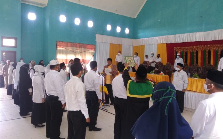 Ratusan Kepsek PAUD SD dan SMP di Kabupaten Aceh Singkil Dimutasi