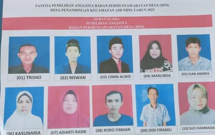 Pemilihan Badan Permusyawaratan Desa Penandingan Periode 2021-2026