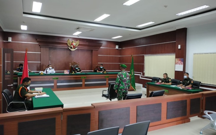 Serda RS Jalani Proses Hukum di Pengadilan Militer III-17 Manado