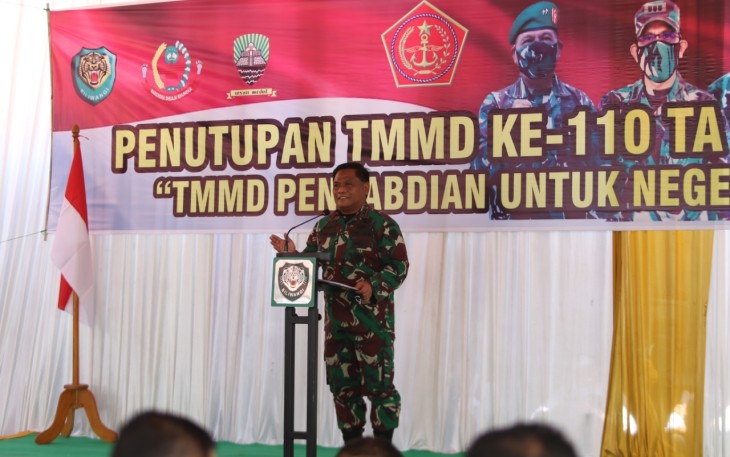 Acara Penutupan TMMD ke-110 TA 2021
