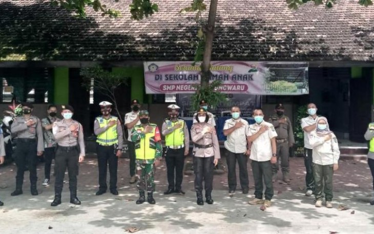 Polres Tulungagung Bersama Gugus Tugas Covid-19 Gencarkan Operasi Yustisi 