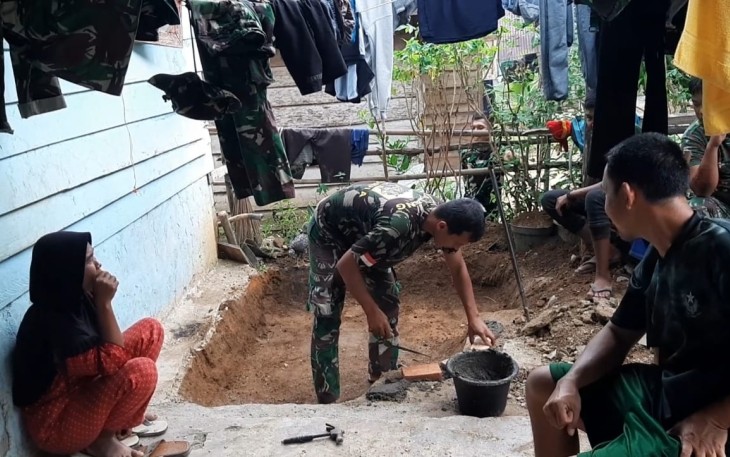 Pengerjaan Pembuatan Kolam