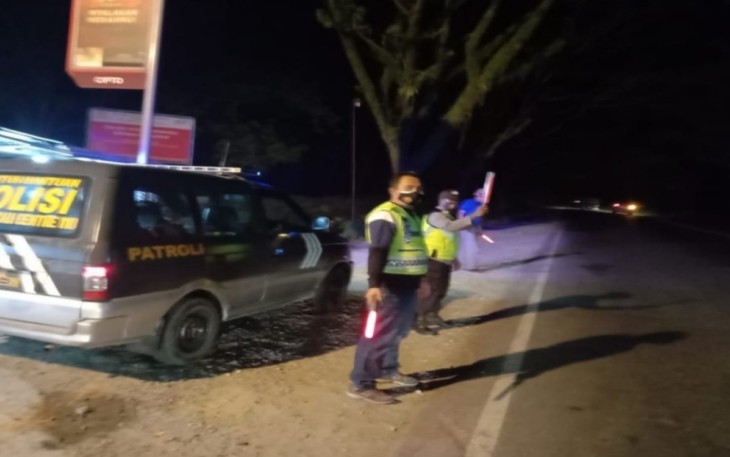 Patroli Dialogis Kapolsek Dolok Merawan Beri Imbauan 5 M