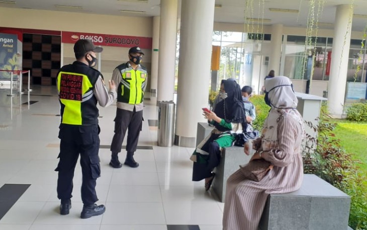 Polsek Bandar RHF Tanjung Pinang Beri Imbauan Patuhi Prokes