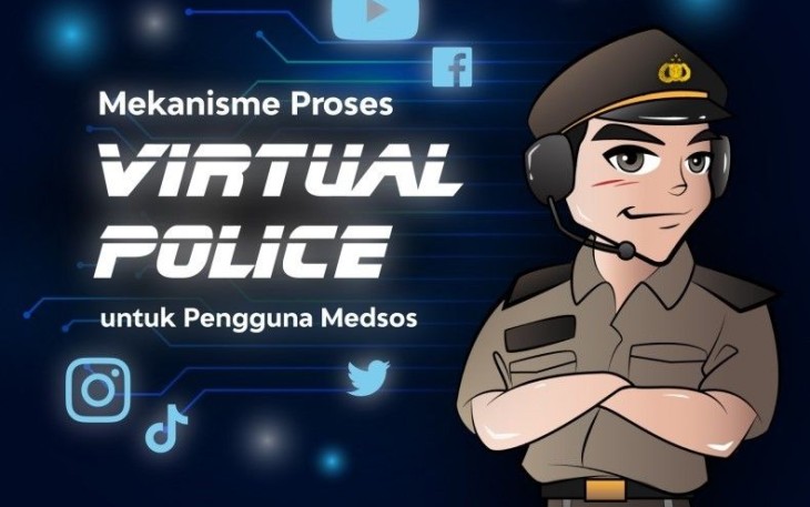 Kepolisian Negara Republik Indonesia (Polri) resmi meluncurkan Polisi Virtual atau Virtual Police pada Kamis (25/2/2021)