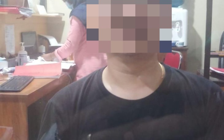 Tersangka perampokan toko emas di Banyuwangi.