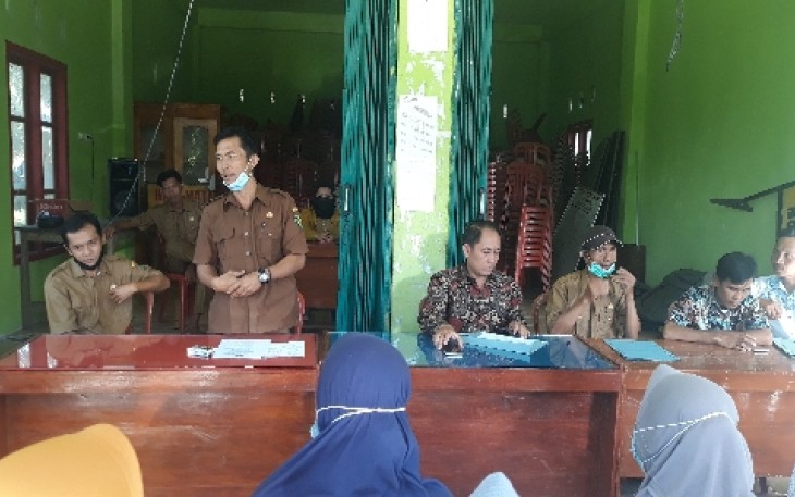 Pemerintah Desa Dusun Baru Gelar Sosialisasi Validasi Data Penerima BLT-DD Tahun 2021