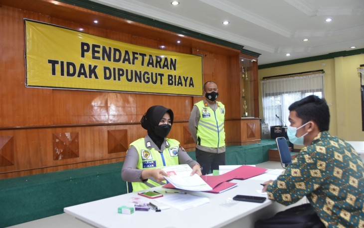 Polres Tanjung Pinang Laksanakan Pemeriksaan Administrasi dan Verifikasi Calon Anggota Polri