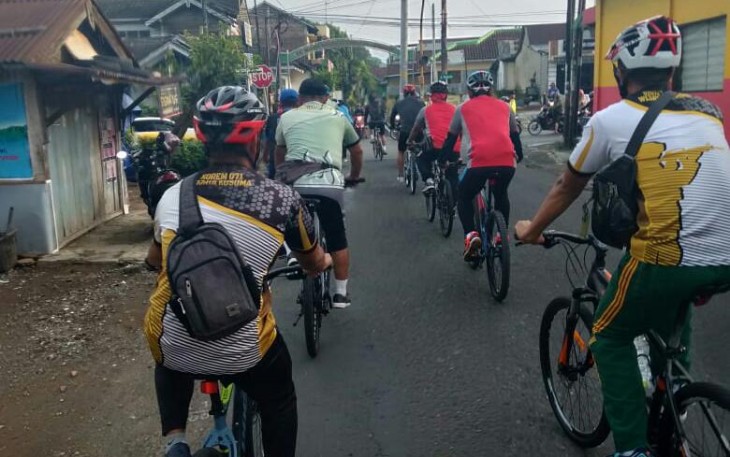 Prajurit Wijayakusuma laksanakan gowes diawal puasa