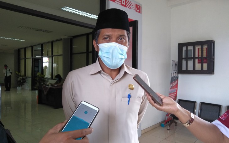 Ketua DPRD Kabupaten Blitar Suwito Saren Satoto (foto : Faisal NR / Klikwarta.com Blitar) 