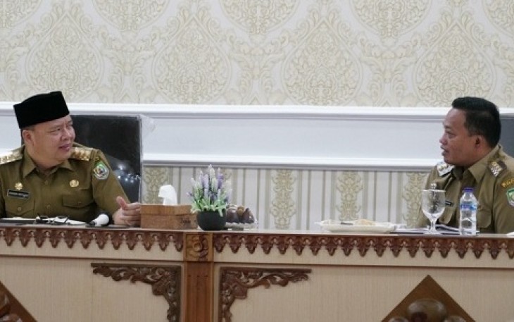 Bupati Seluma Gelar Pertemuan Dengan Gubernur Bengkulu 