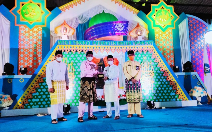 Kecamatan Gunung Kijang Raih Juara Umum MTQ ke X Kabupaten Tahun 2021