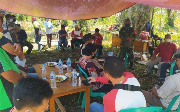 Koramil Mempawah Hulu Pantau Adat Balala