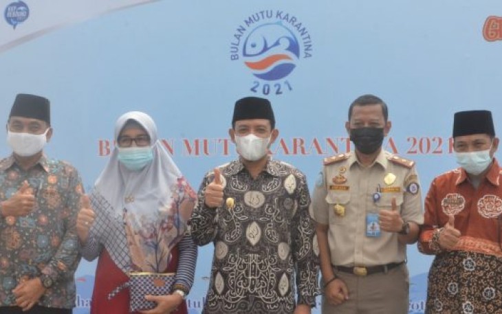 Wawali Dedy Wahyudi, Lepas Pembagian 2 Ton Ikan Segar dari BKIPM Bengkulu