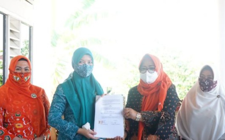 MoU dengan Dinkes, PKK, GOW, DWP Komitmen Tekan Angka Covid-19 di Kota Bengkulu