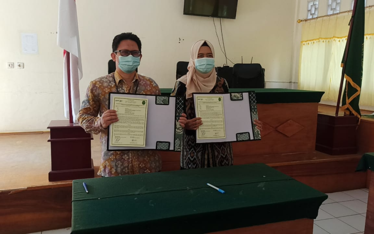 Kepala KPPN Mukomuko dan Ketua PN Mukomuko menandatangani Nota Kesepahaman