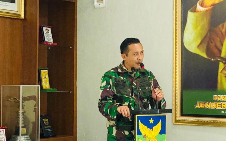 Dandim 0423/BU Letkol Inf Agung P Saksono