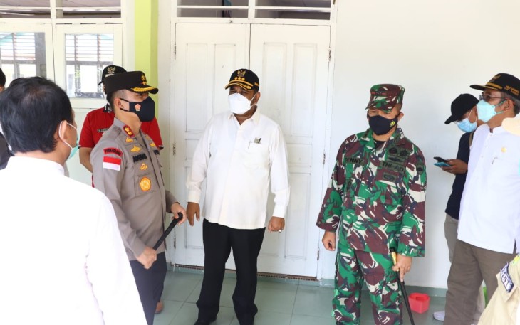 Kapolres Karimun dan Bupati Tinjau Kesiapan Lokasi Karantina Terpadu